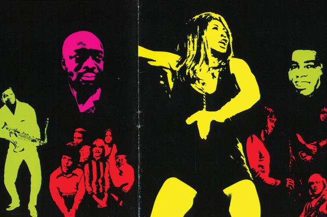 1970 cover of Soul Bowl program showing Tina Turner