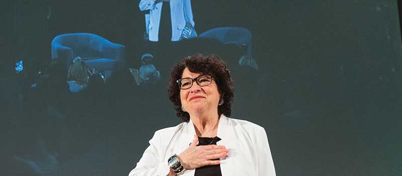 Chief Justice Sotomayor speaks at Tulane