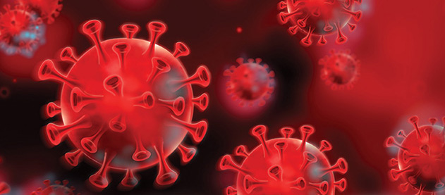 COVID-19 virus illustration 