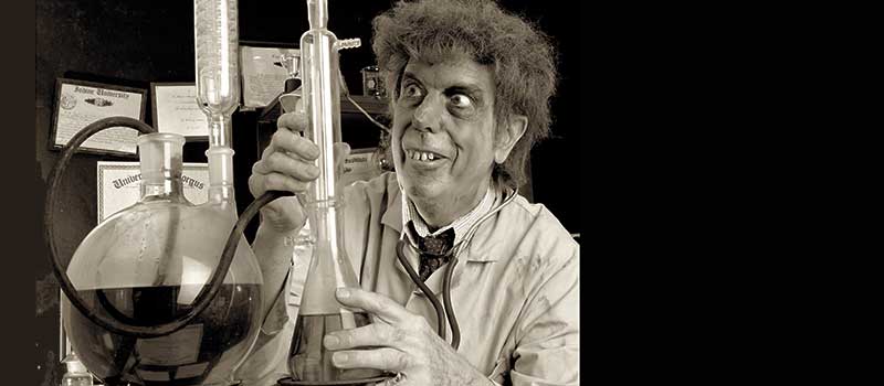photo of TV mad scientist, Morgus the Magnificent