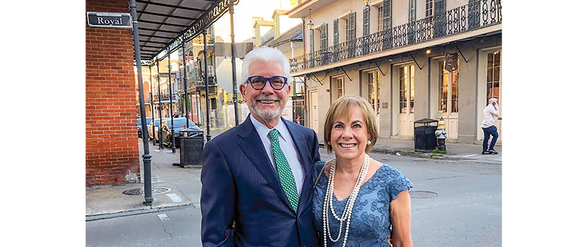 Charles “Chuck” N. Bracht and Cheryl A. Verlander in the French Quarter