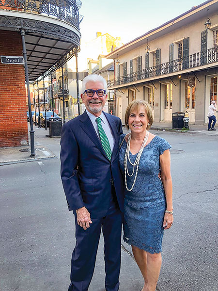Charles “Chuck” N. Bracht and Cheryl A. Verlander in the French Quarter
