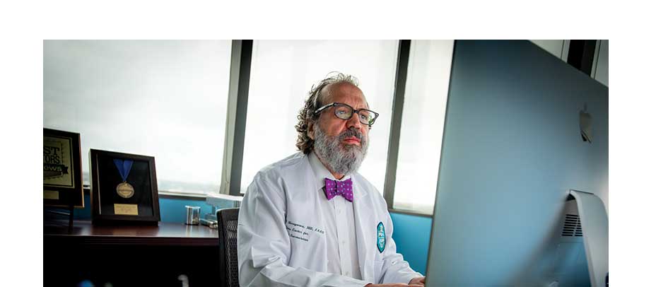 Portrait of Dr. Demetri Maraganore, chair of Department of  Neurology at Tulane