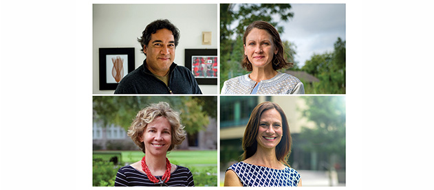 grid of portraits of four teachers