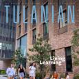 Tulanian Fall 2023 students outside of Lake and River residences