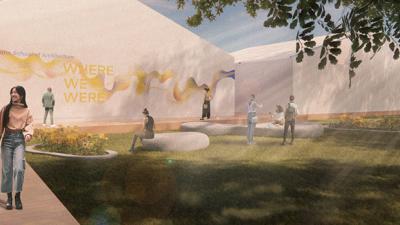 rendering of the winning 2022 Newcomb Quad Pavillion Design