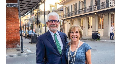 Charles “Chuck” N. Bracht and Cheryl A. Verlander in the French Quarter