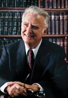 The late Harry Herman, whose children established an endowed Moot Court Excellence Fund in his name