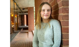 Avery Siegel and a few of her high school classmates co-produced a documentary about the lack of access to affordable and hygienic menstrual products around the world. (Photo by Paula Burch-Celentano)