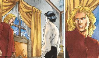 section of a graphic novel from Anne Rice archives