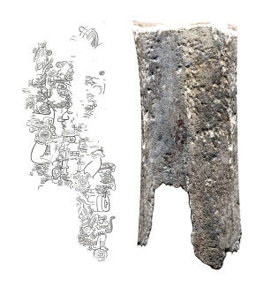 images that were carved into an incised femur bone