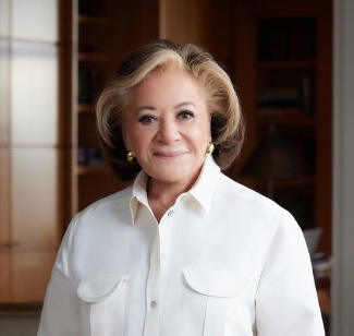 Myrna L. Daniels portrait wearing a white shirt